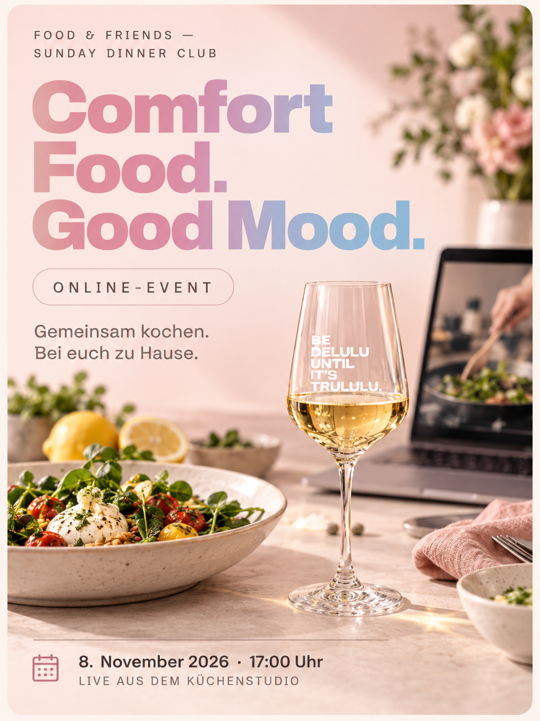 FOOD & FRIENDS – Sunday Dinner Club | Online-Kochevent