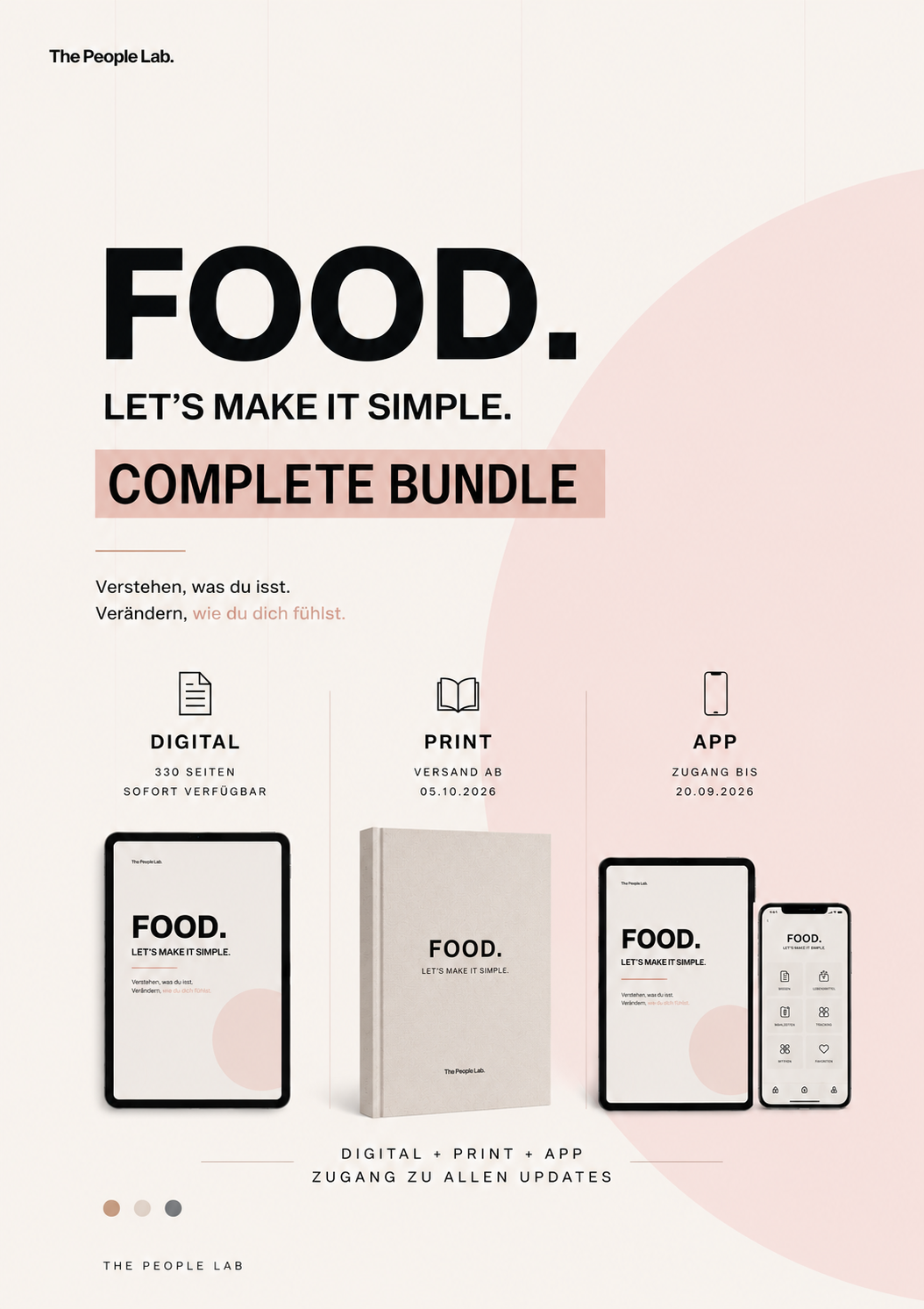 FOOD. LET’S MAKE IT SIMPLE. | Komplett-Bundle