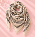 KUSCHELWEICHES PAISLEY TUCH IN TAUPE/BEIGE/BRAUN